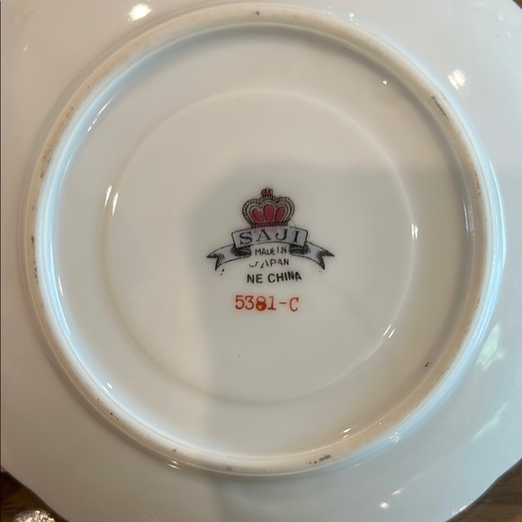 Vintage 24k Gold Floral Tea Cup and Saucer - Picture 8 of 9